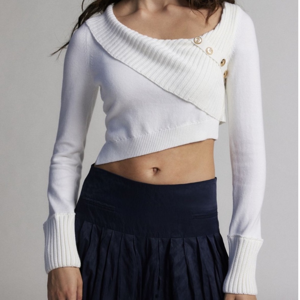 Silence + Noise Emery Asymmetric Sweater